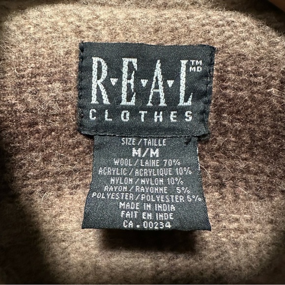 Vintage REAL Clothes by SAKS Fifth Avenue Plaid Wool Jacket Size Medium - Picture 11 of 16